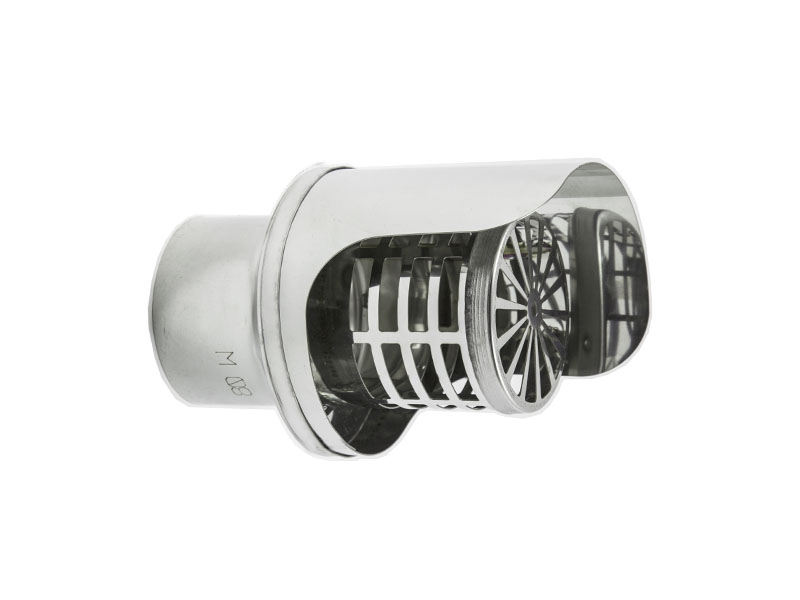 Terminales horizontales para estufas de pellet